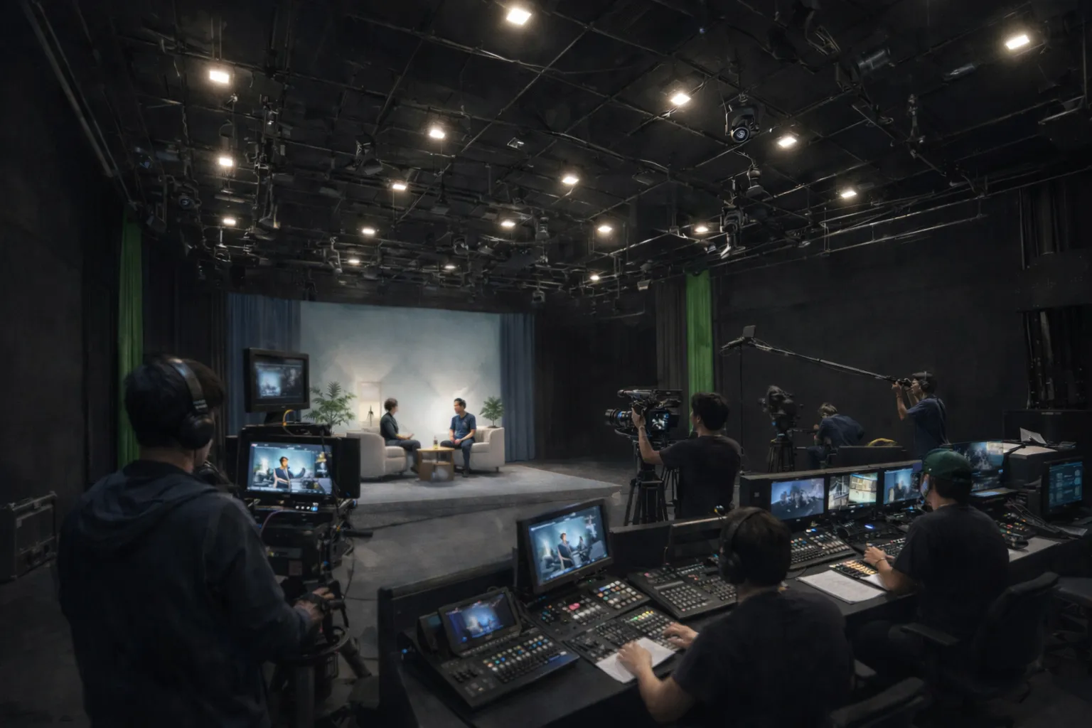 GMOサムライスタジオ 渋谷 2F STUDIO A 収録時の様子