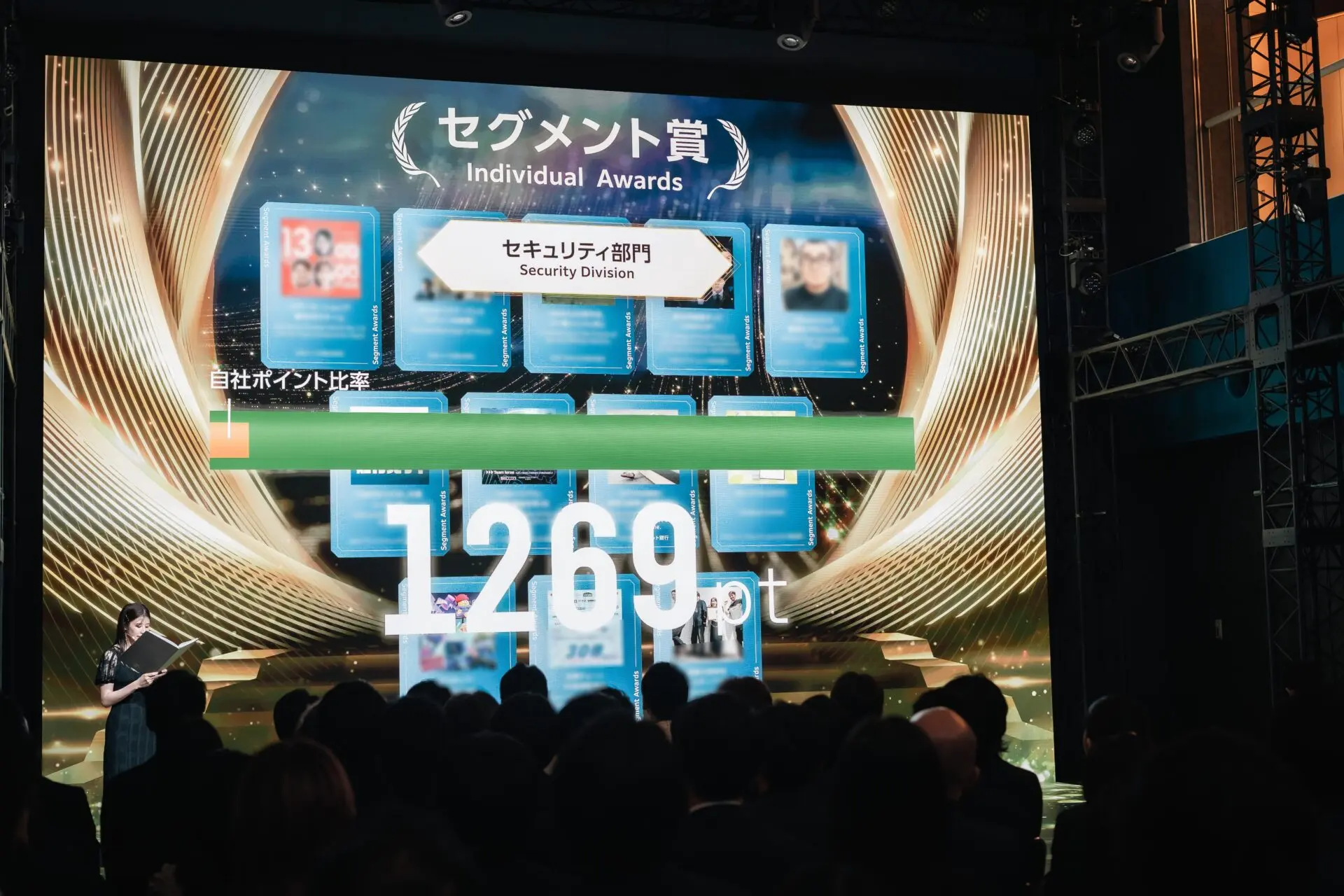 社内表彰を高いクオリティで実現