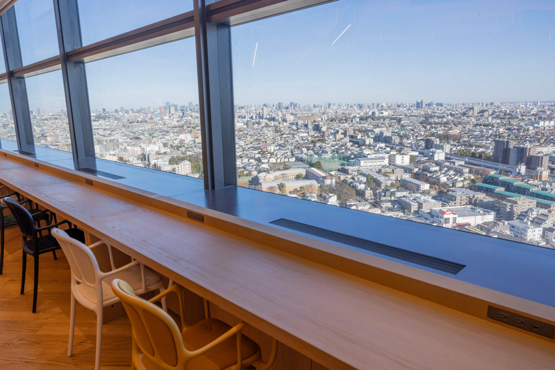 GMOサムライスタジオ 用賀 LOUNGE STUDIOからの景色