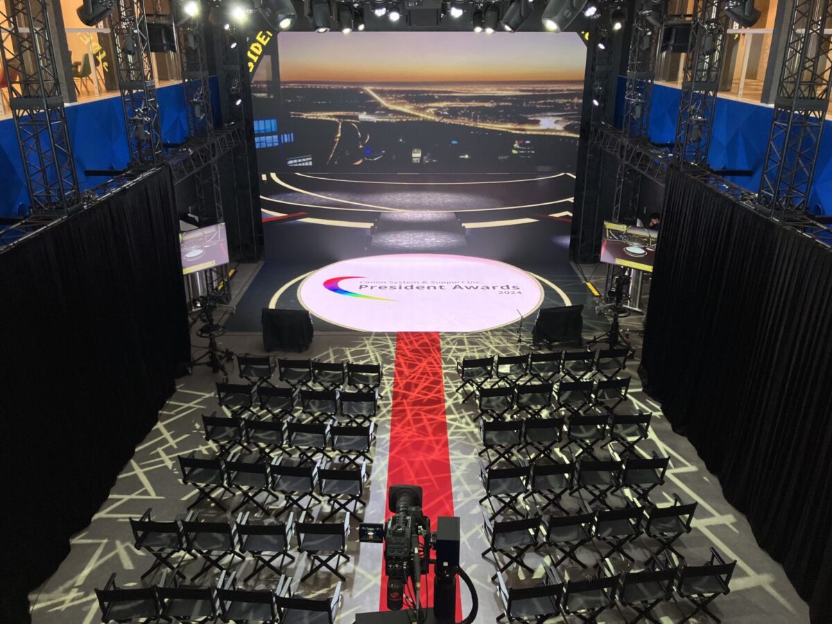 GMOグローバルスタジオで開催したキヤノンシステムアンドサポート株式会社の「PRESIDENT AWARDS 2024」
