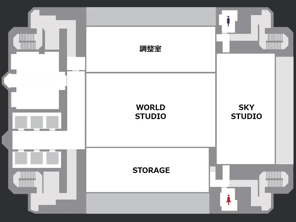 GMOサムライスタジオ 用賀 26F フロアマップ